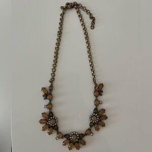 J. Crew Flower Necklace